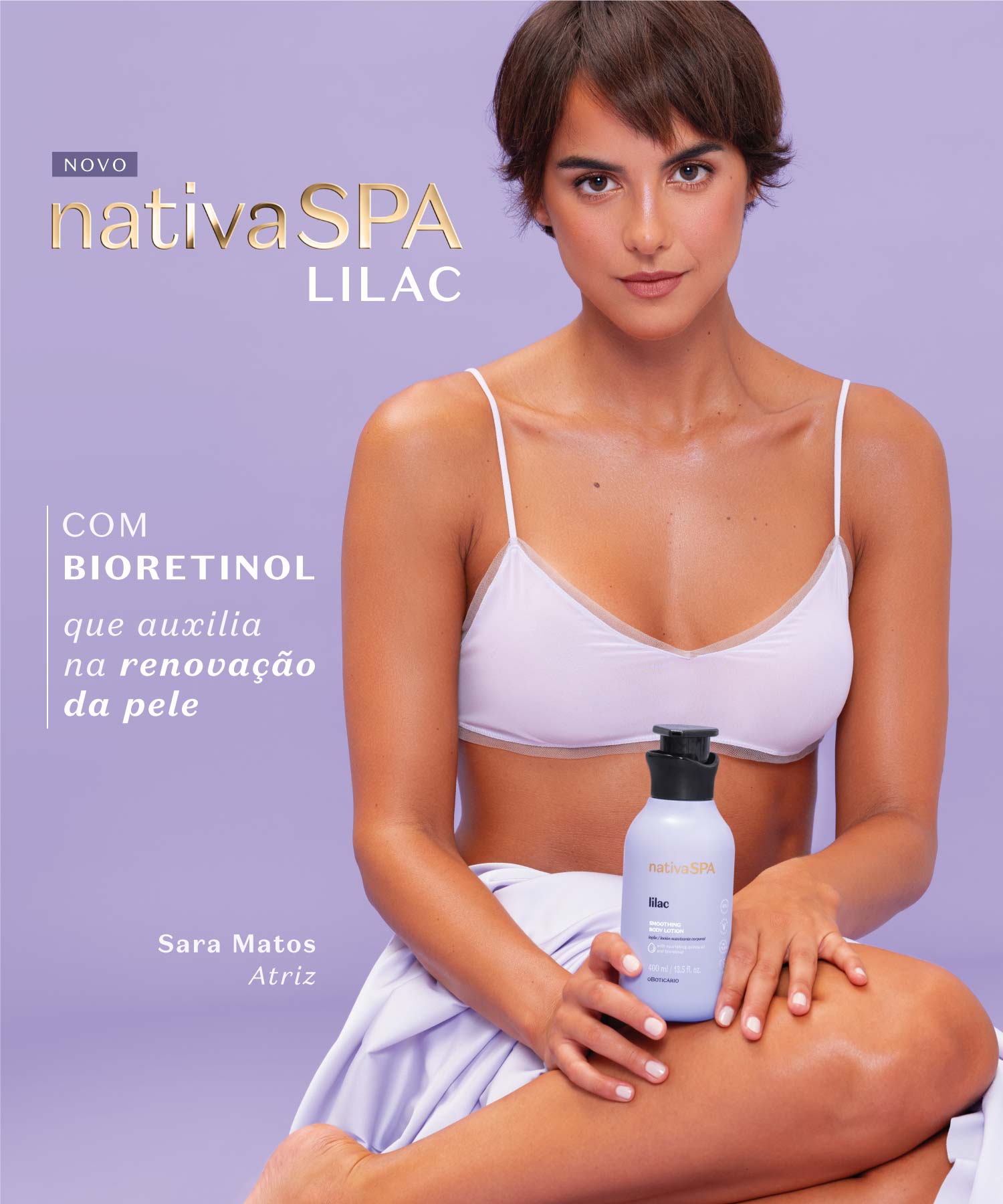 O BioretinolUma fórmula com a potência do  Bioretinol, que auxilia na renovação da pele, deixando um aspeto nutrido e saudável.