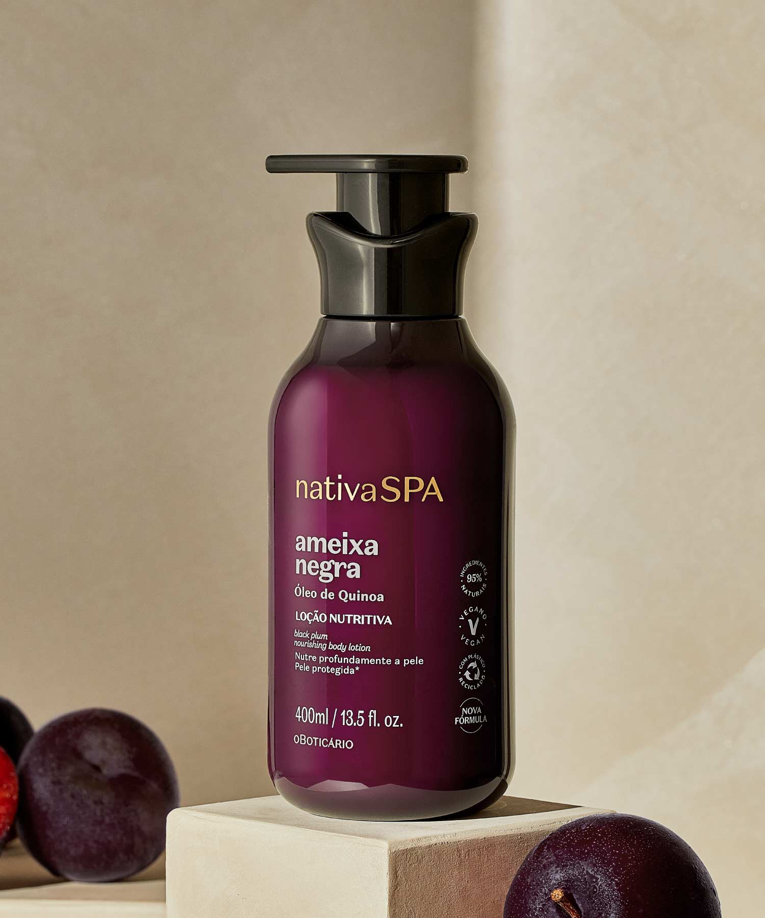 Ameixa NegraA ameixa mais intensa realça a tua sensualidade natural com uma deliciosa fragrância floriental amadeirada.