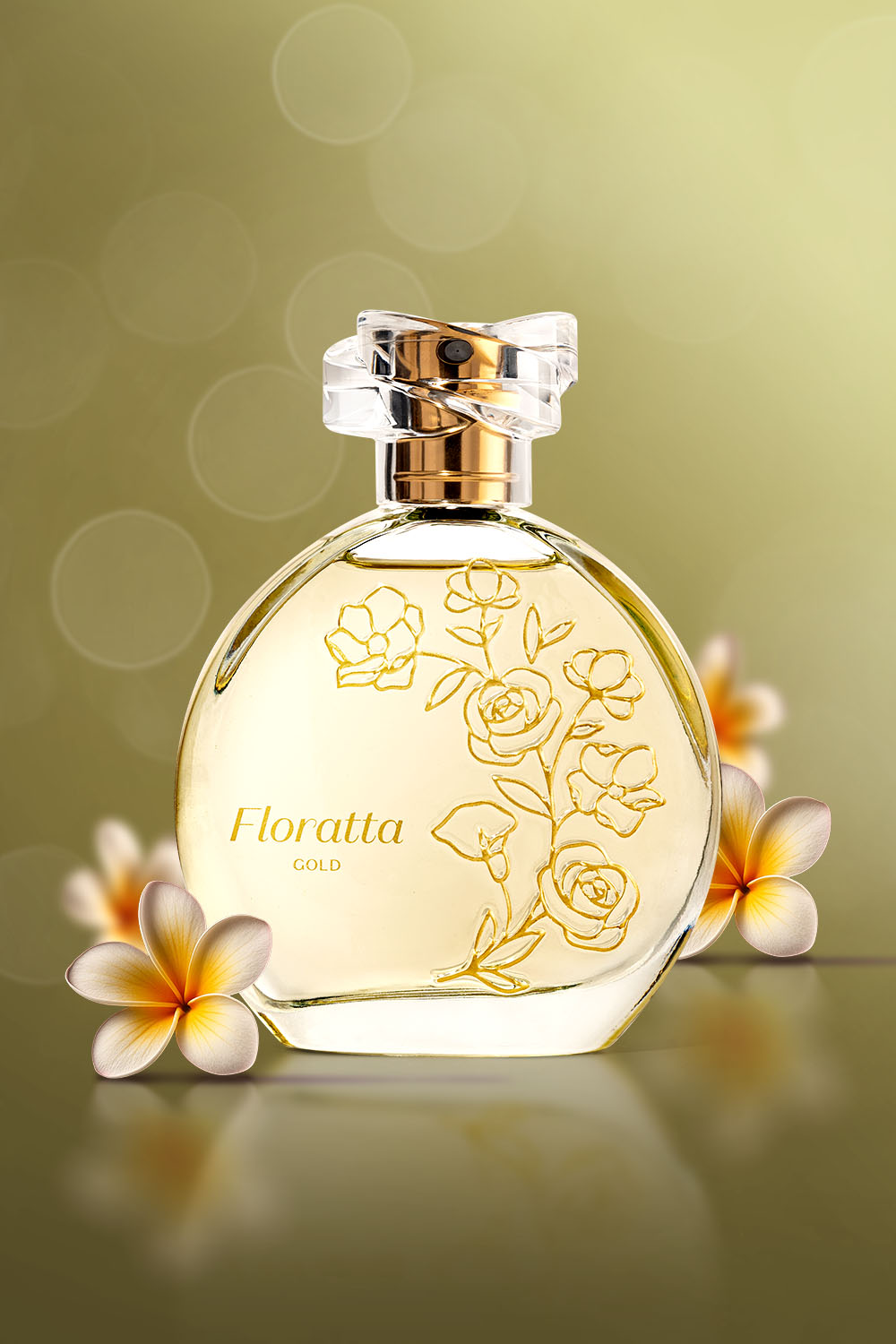 Floratta GoldUma fragrância marcante de família floriental amadeirada, que une a elegância da orquídea à cremosidade do sândalo e da baunilha. Inesquecível e sofisticada.