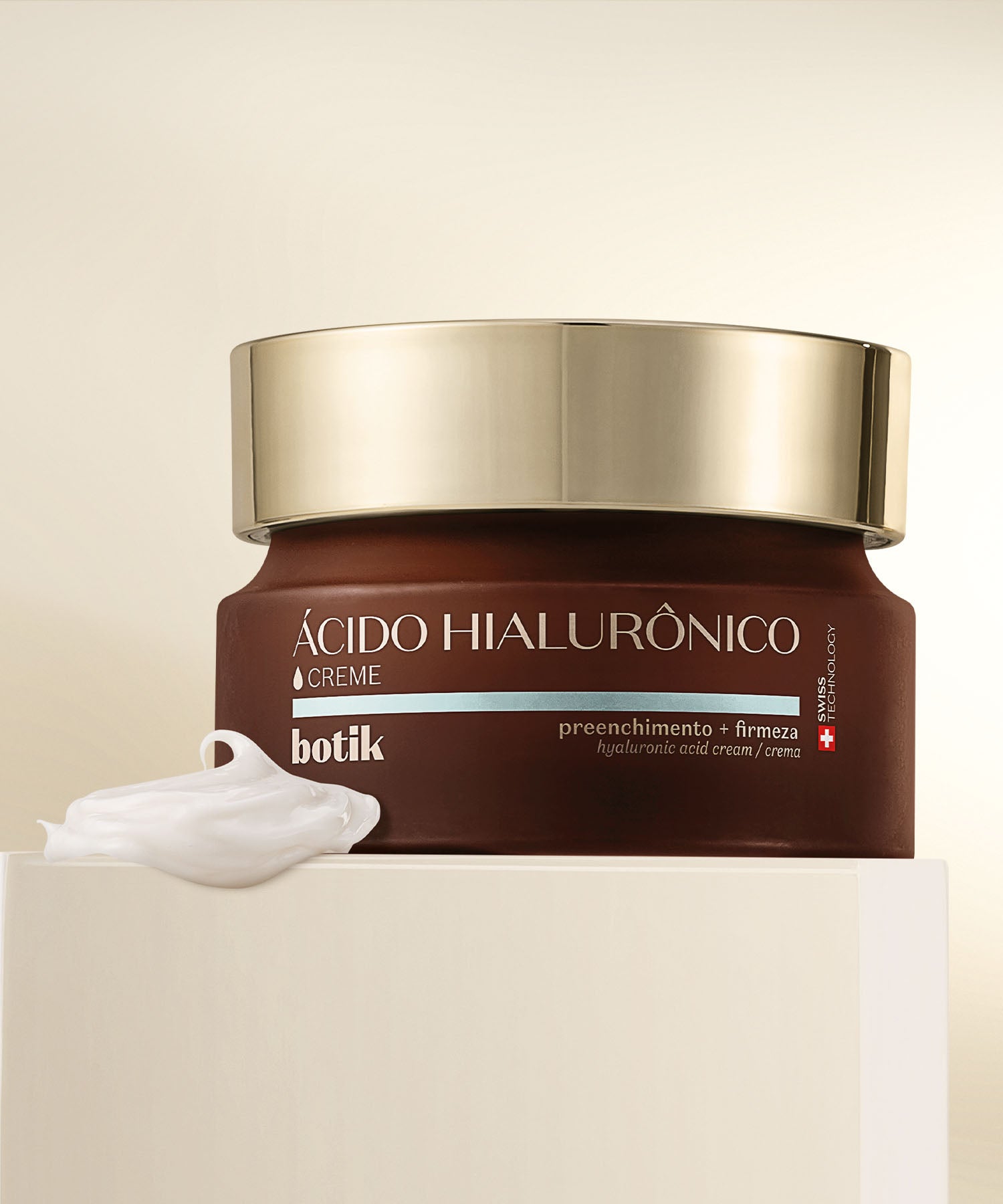 Creme Facial com Ácido Hialurónico BotikEm 4 semanas: melhora o aspeto de rugas e linhas finas de expressão