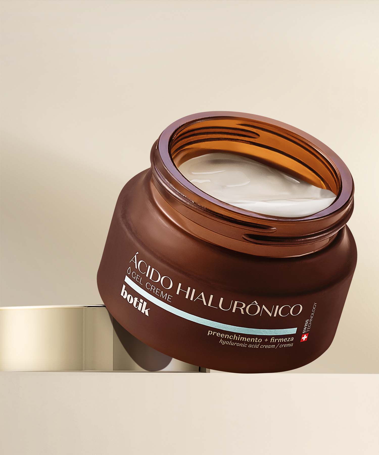 Gel Creme Facial Ácido Hialurónico BotikEm 4 semanas: melhora oaspeto de rugas e linhas finas de expressão