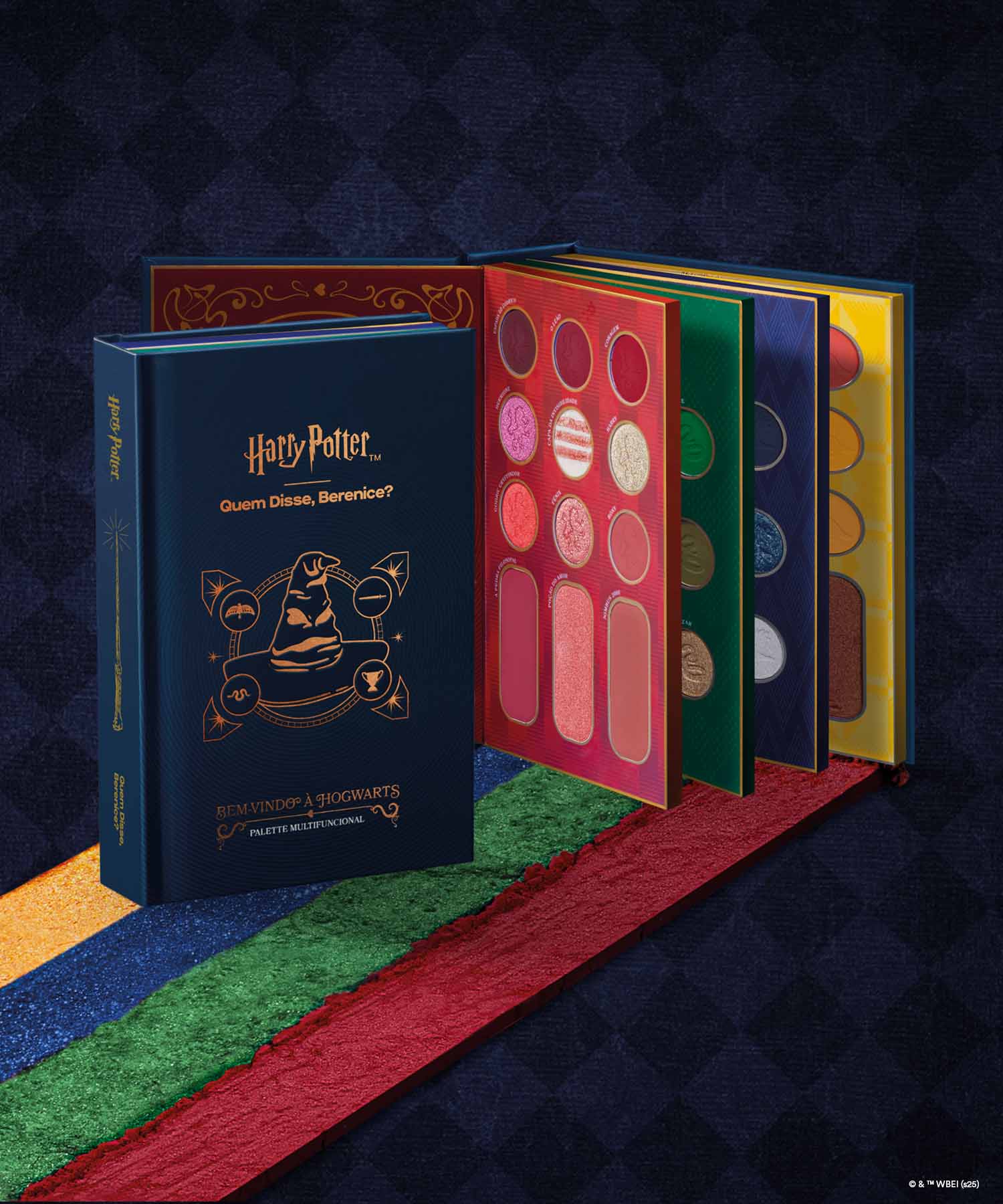A paleta de sombras que te transporta até às casas de Hogwarts