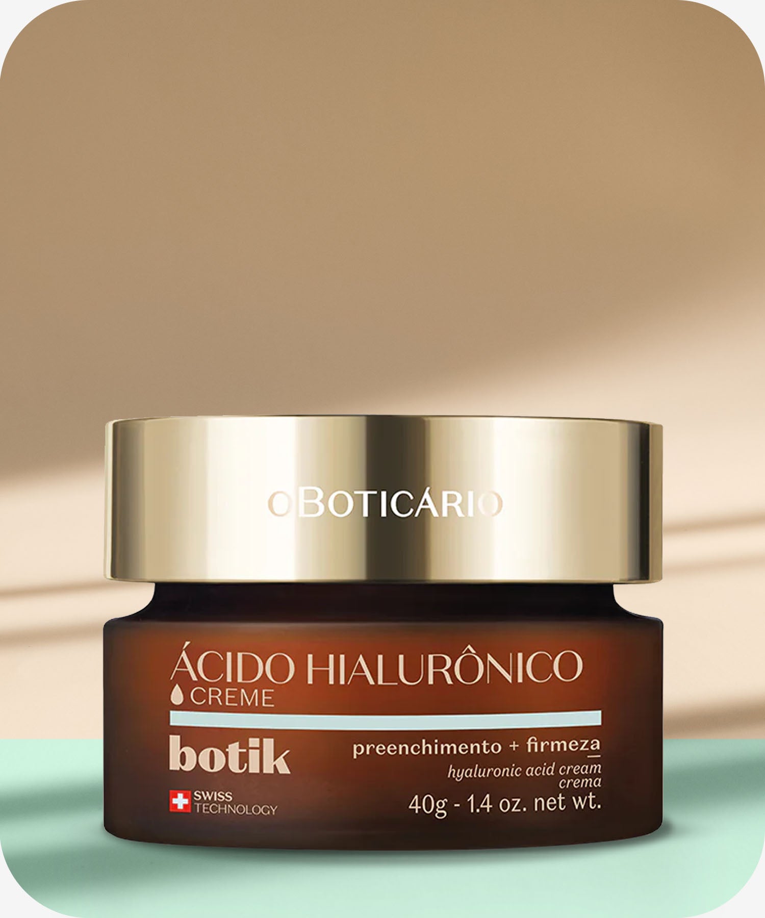 Creme Facial Ácido HialurónicoContribui para o preenchimento das rugas e linhas de expressão. Promove a hidratação profunda, potencializando o colagénIo, para uma pele mais firme.